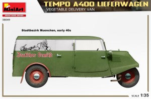 MiniArt 1/35 Tempo A400 Lieferwagen Vegetable delivery van (38049)