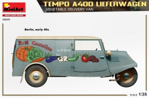 MiniArt 1/35 Tempo A400 Lieferwagen Vegetable delivery van (38049)