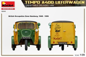 MiniArt 1/35 Tempo A400 Lieferwagen Vegetable delivery van (38049)