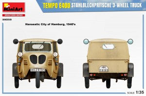 MiniArt 1/35 Tempo E 400 Stahlblechpritsche 3-Wheel Truck (38059)