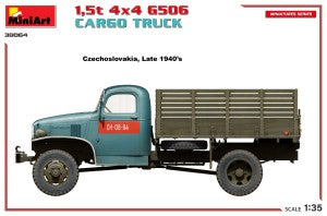 MiniArt 1/35 1,5T 4x4 G506 Cargo Truck (38064)