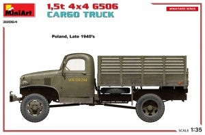 MiniArt 1/35 1,5T 4x4 G506 Cargo Truck (38064)