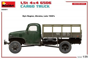 MiniArt 1/35 1,5T 4x4 G506 Cargo Truck (38064)