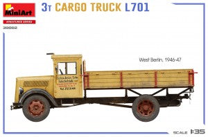 MiniArt 1/35 3t Cargo Truck L701 (38082)