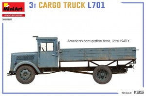 MiniArt 1/35 3t Cargo Truck L701 (38082)