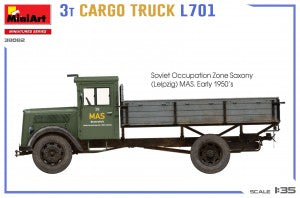 MiniArt 1/35 3t Cargo Truck L701 (38082)