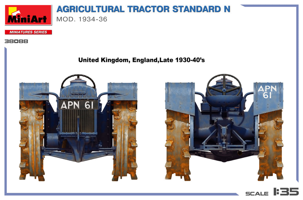 MiniArt 1/35 Agricultural Tractor Standard N Mod. 1934-36 (38088)