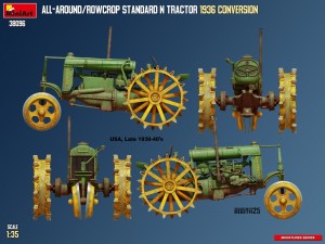MiniArt 1/35 All-Around/Rowcrop Standard N Tractor 1936 Conversion (38096)