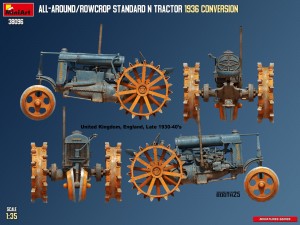 MiniArt 1/35 All-Around/Rowcrop Standard N Tractor 1936 Conversion (38096)