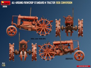MiniArt 1/35 All-Around/Rowcrop Standard N Tractor 1936 Conversion (38096)