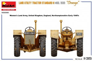 MiniArt 1/35 Land Utility Tractor Standard N Mod. 1939 “Orange” (38098)