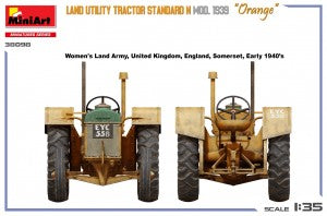 MiniArt 1/35 Land Utility Tractor Standard N Mod. 1939 “Orange” (38098)