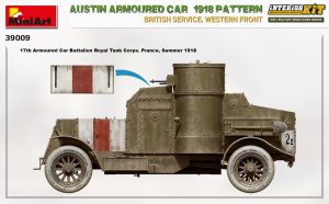 MiniArt 1/35 Austin Armoured Car 1918 Pattern British Service. Western Front - "Interior Kit" (39009)
