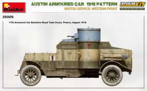 MiniArt 1/35 Austin Armoured Car 1918 Pattern British Service. Western Front - "Interior Kit" (39009)