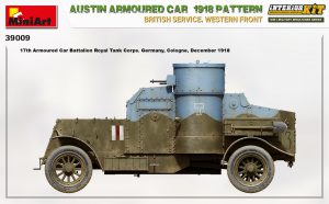 MiniArt 1/35 Austin Armoured Car 1918 Pattern British Service. Western Front - "Interior Kit" (39009)