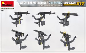 MiniArt 1/35 Austin Armoured Car 3rd Series: German, Austro-Hungarian, Finnish Service Interior Kit (39010)