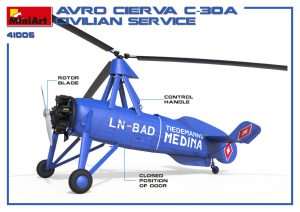 MiniArt 1/35 Avro Cierva C.30A Civilian Service (41006)