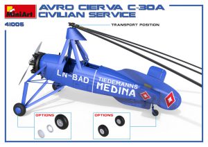 MiniArt 1/35 Avro Cierva C.30A Civilian Service (41006)