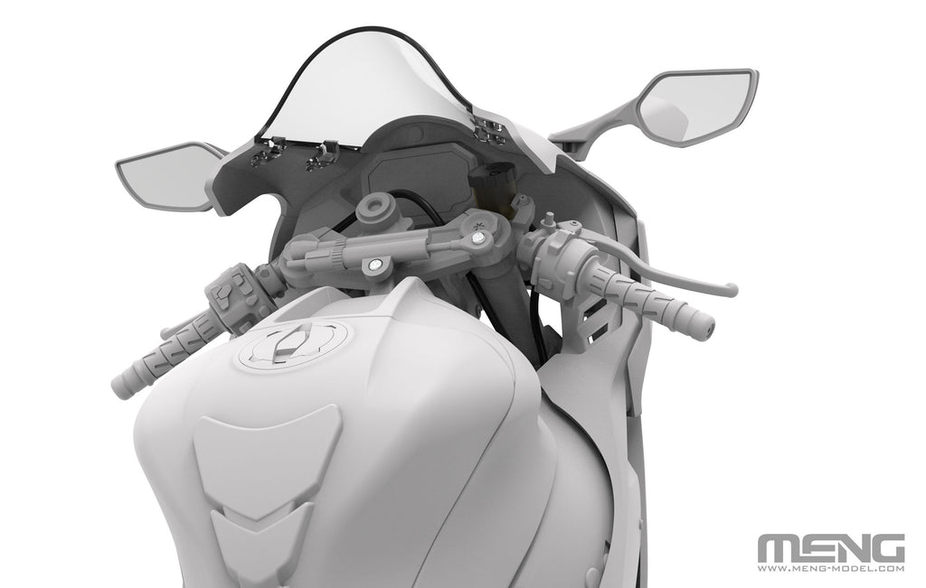 Meng 1/9 Kawasaki Ninja ZX-10RR Pre-Coloured Edition (MT-008s)