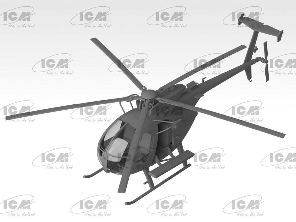 ICM 1/48 MH-6J Little Bird US Special Forces Helicopter (48369)
