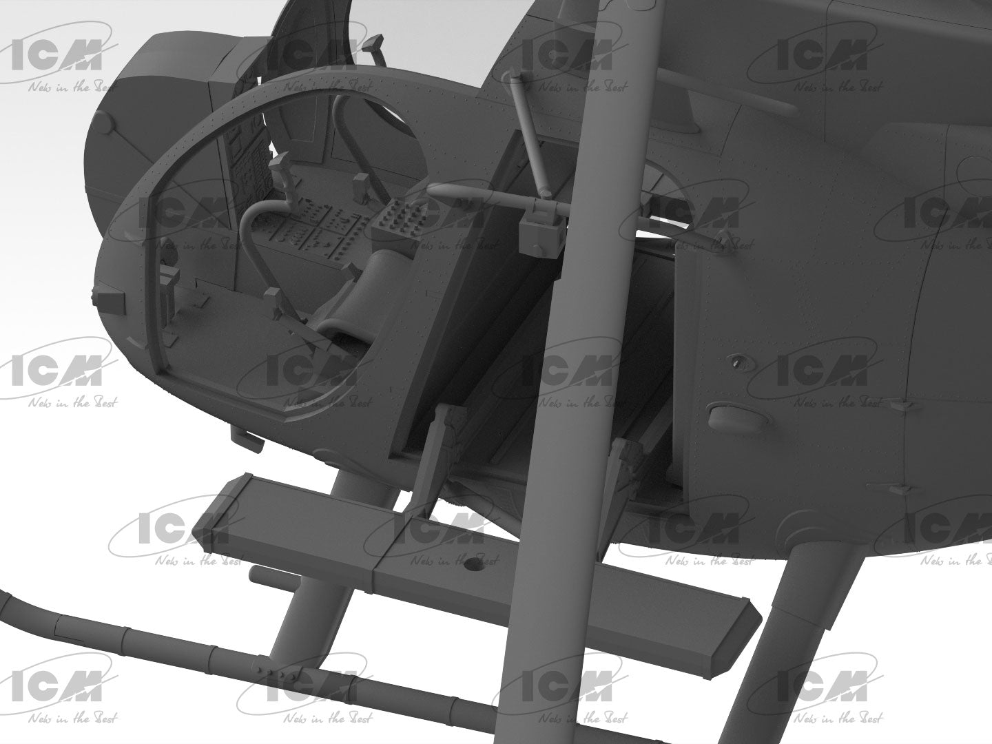 ICM 1/48 MH-6J Little Bird US Special Forces Helicopter (48369)