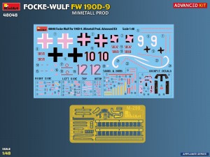 MiniArt 1/48 Focke-Wulf FW 190D-9 Mimetall Prod Advanced Kit (48048)