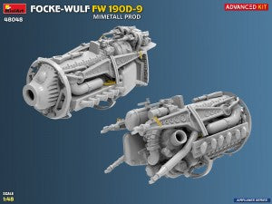 MiniArt 1/48 Focke-Wulf FW 190D-9 Mimetall Prod Advanced Kit (48048)