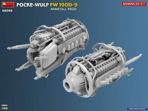 MiniArt 1/48 Focke-Wulf FW 190D-9 Mimetall Prod Advanced Kit (48048)
