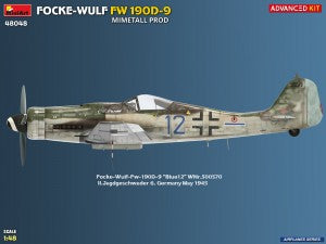 MiniArt 1/48 Focke-Wulf FW 190D-9 Mimetall Prod Advanced Kit (48048)