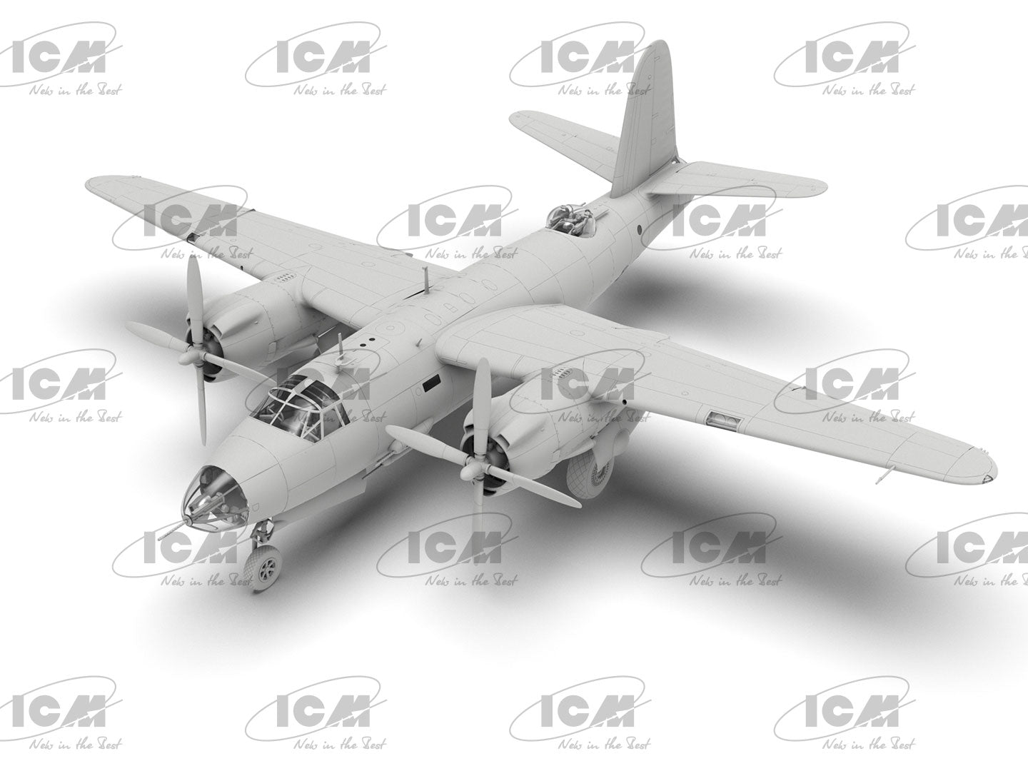 ICM 1/48 B-26G Marauder WWII American/France Bomber (48323)