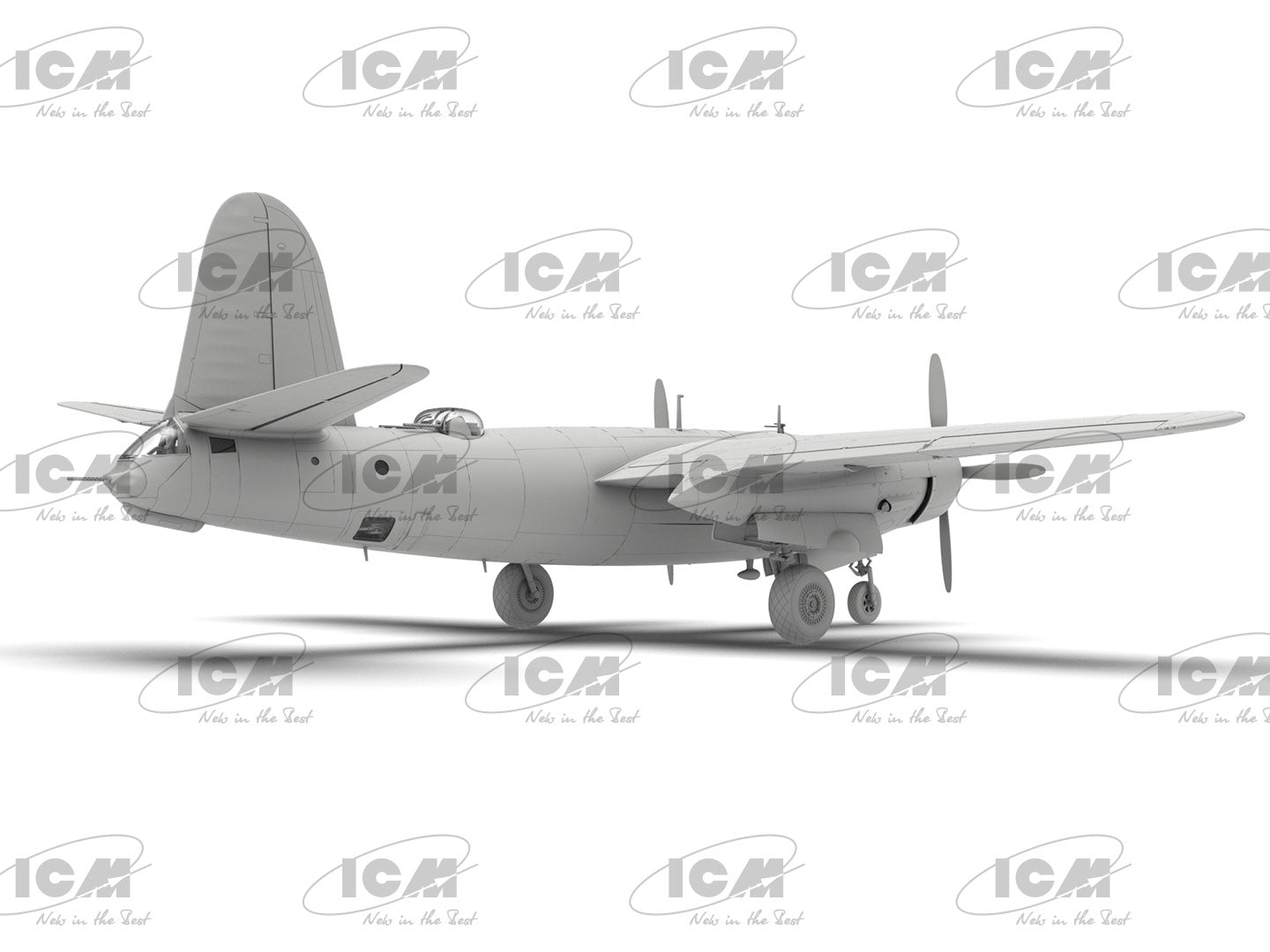 ICM 1/48 B-26G Marauder WWII American/France Bomber (48323)