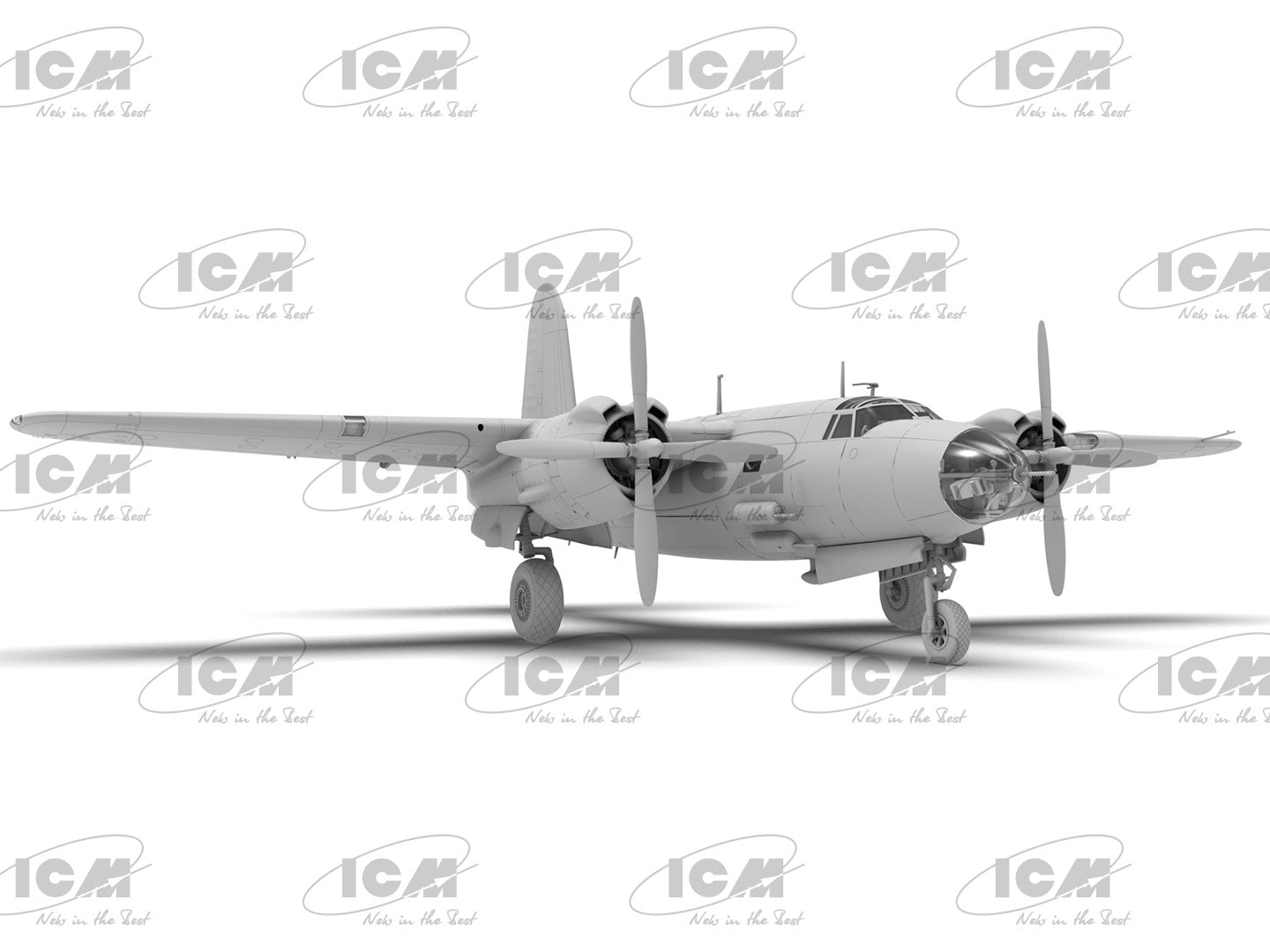 ICM 1/48 B-26G Marauder WWII American/France Bomber (48323)