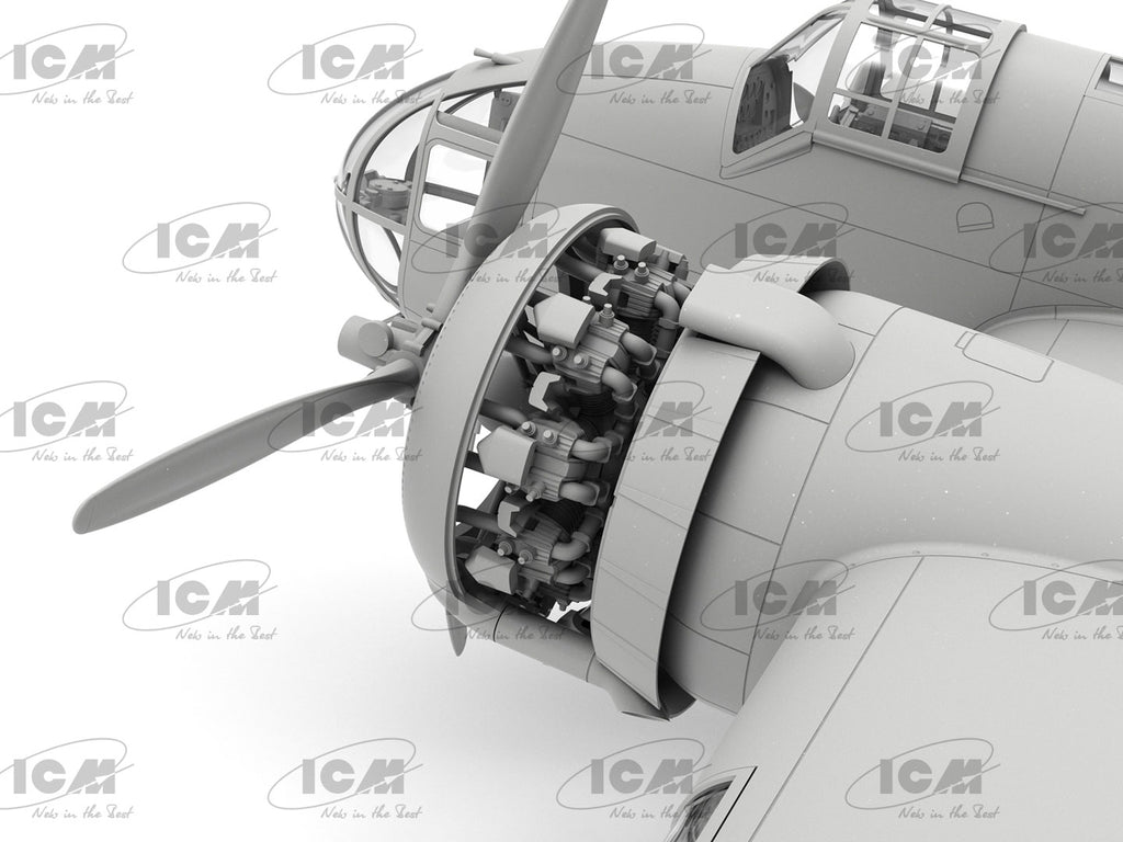 ICM 1/48 HP.52 Hampden B.Mk.I WWII British Bomber (48352)
