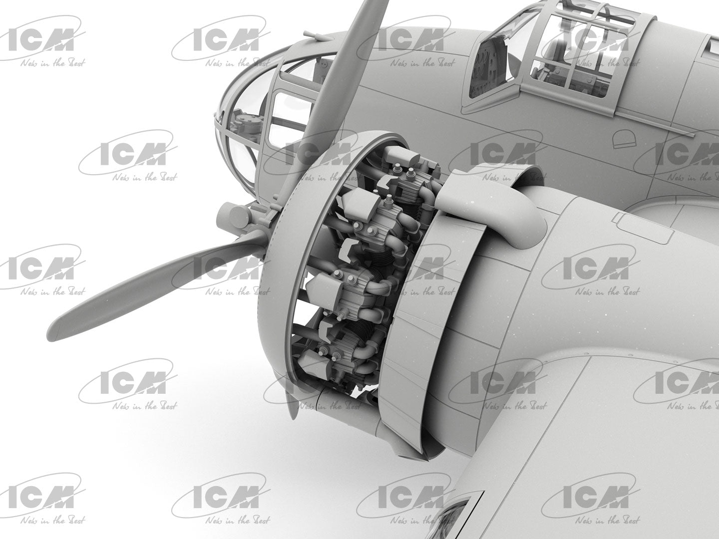ICM 1/48 HP.52 Hampden B.Mk.I WWII British Bomber (48352)