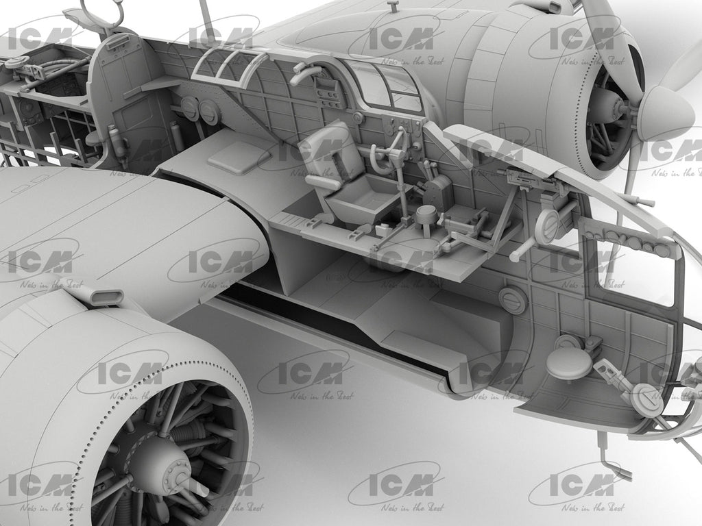 ICM 1/48 HP.52 Hampden B.Mk.I WWII British Bomber (48352)
