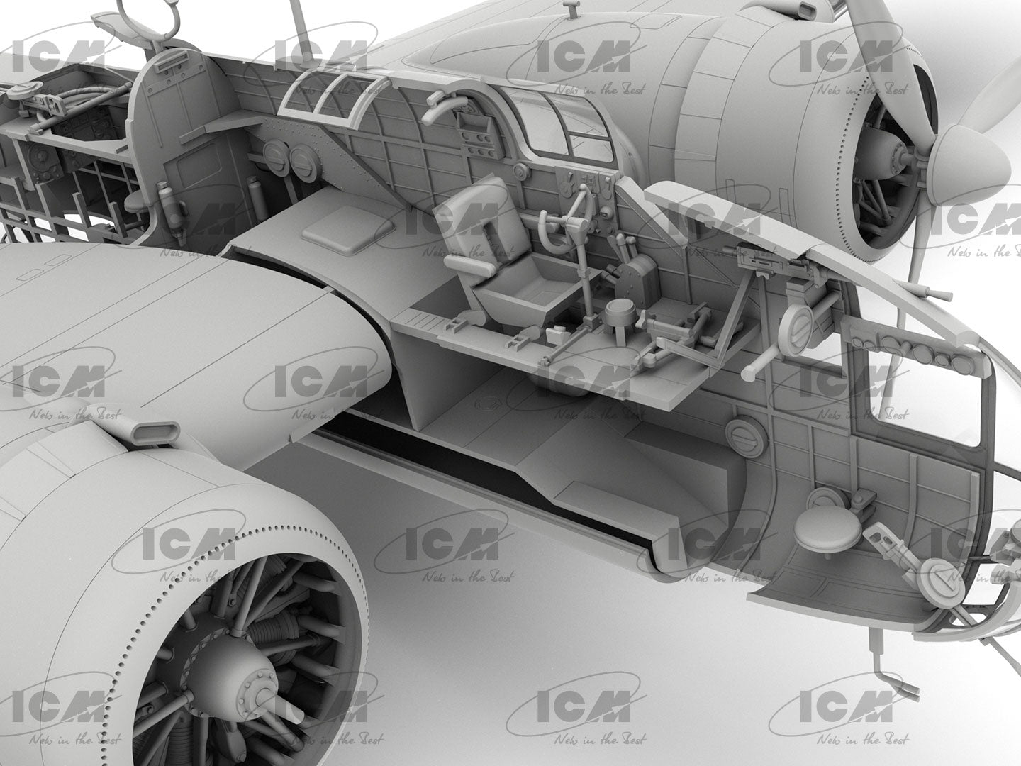ICM 1/48 HP.52 Hampden B.Mk.I WWII British Bomber (48352)