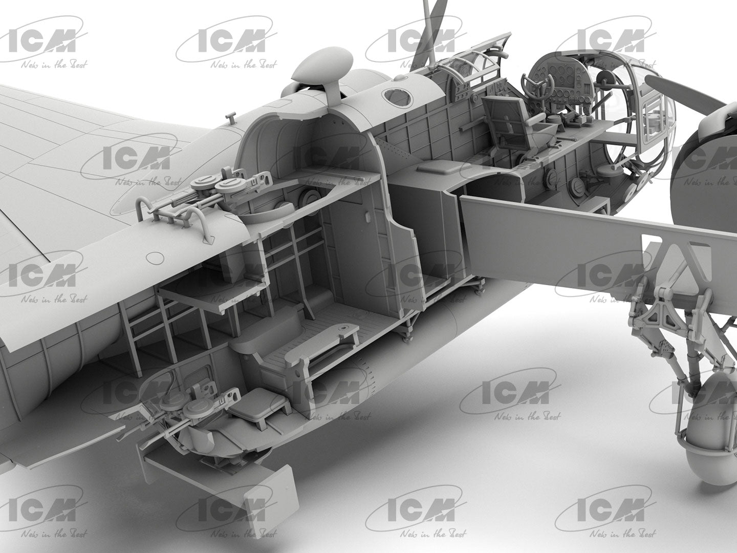 ICM 1/48 HP.52 Hampden TB MK. I WW II British Torpedo Bomber (48353)