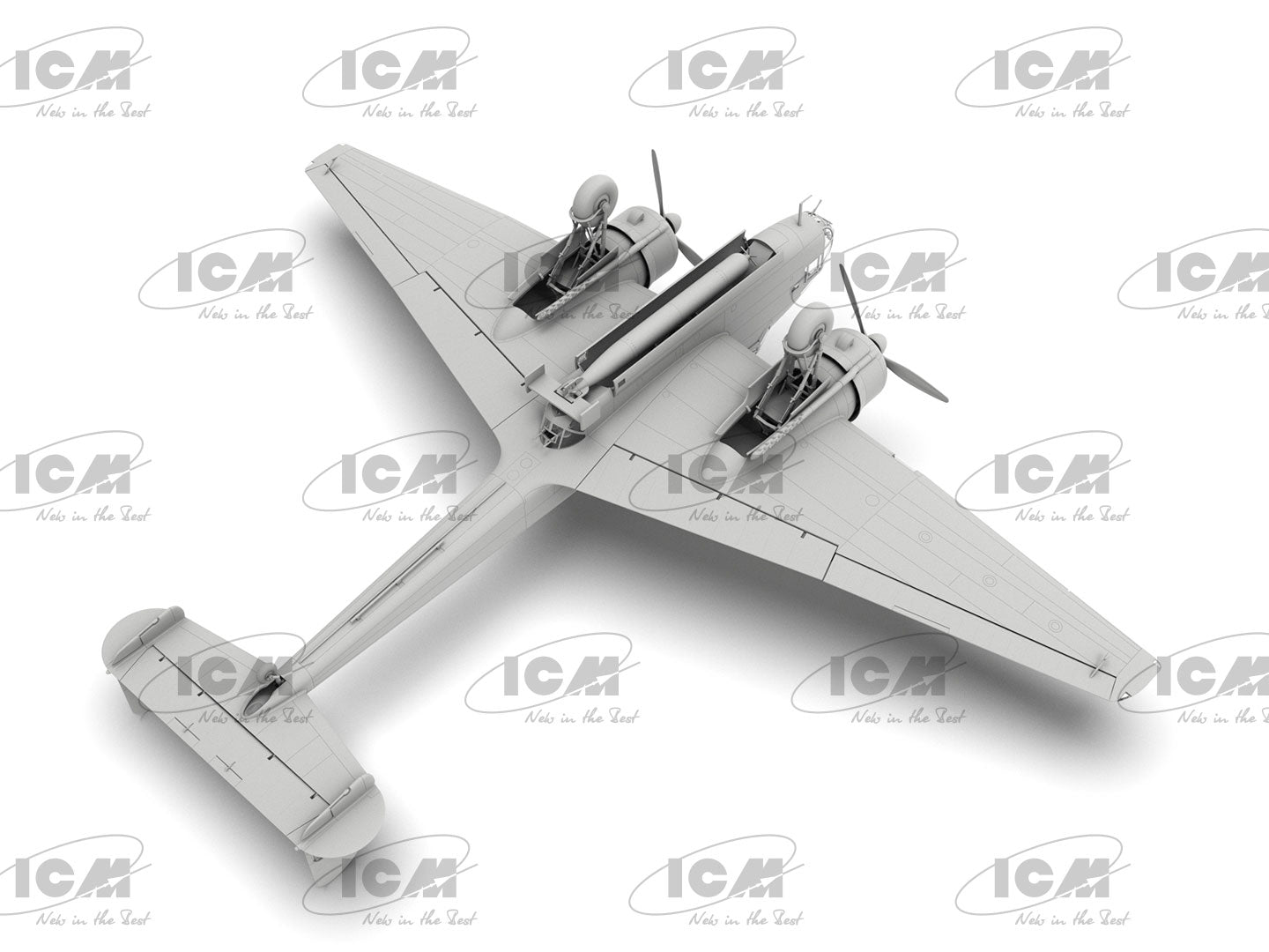 ICM 1/48 HP.52 Hampden TB MK. I WW II British Torpedo Bomber (48353)