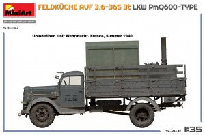 MiniArt 1/35 Feldküche AUF 3,6-36S 3t LKW PmQ600-Type (53037)