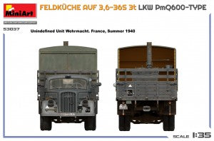 MiniArt 1/35 Feldküche AUF 3,6-36S 3t LKW PmQ600-Type (53037)