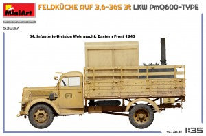 MiniArt 1/35 Feldküche AUF 3,6-36S 3t LKW PmQ600-Type (53037)