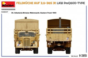 MiniArt 1/35 Feldküche AUF 3,6-36S 3t LKW PmQ600-Type (53037)