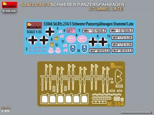 MiniArt 1/35 Sd.Kfz.234/3 Schwerer Panzerspähwagen «Stummel» Late (53046)