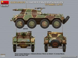 MiniArt 1/35 Sd.Kfz.234/3 Schwerer Panzerspähwagen «Stummel» Late (53046)