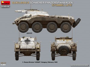 MiniArt 1/35 Sd.Kfz.234/3 Schwerer Panzerspähwagen «Stummel» Late (53046)