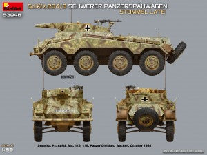 MiniArt 1/35 Sd.Kfz.234/3 Schwerer Panzerspähwagen «Stummel» Late (53046)