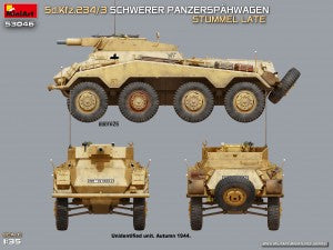 MiniArt 1/35 Sd.Kfz.234/3 Schwerer Panzerspähwagen «Stummel» Late (53046)