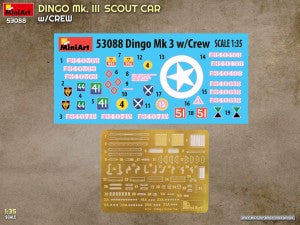 MiniArt 1/35 Dingo Mk. III Scout Car w/Crew (53088)