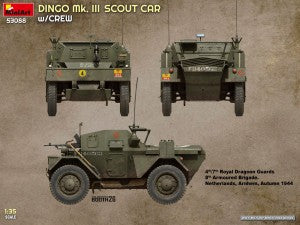 MiniArt 1/35 Dingo Mk. III Scout Car w/Crew (53088)
