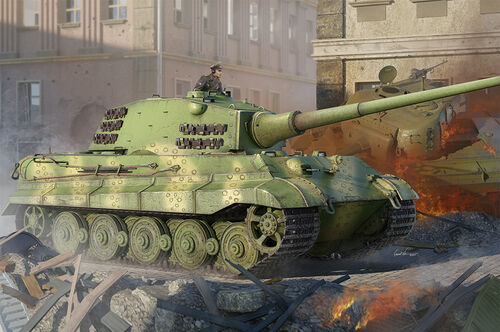 HobbyBoss 1/35 Pz.Kpfw.VI Sd.Kfz.182 Tiger II (Henschel 105mm) (84559)